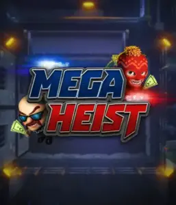 Enter the exciting world of Mega Heist slot by Relax Gaming, highlighting quirky characters ready to pull off a bank heist. This image depicts the intensity of the heist with its dynamic logo and a mysterious vault backdrop. Great for players looking for a heist adventure, offering a thrilling adventure. 