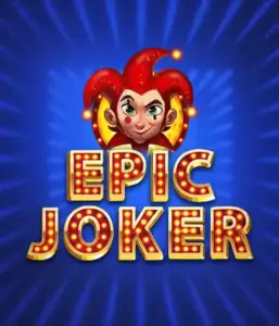 Step into the vibrant world of Epic Joker slot by Relax Gaming, highlighting a cheerful joker with a bright red hairstyle amid a dazzling blue background. This graphic depicts the joy and humor of classic slots, great for those who love traditional gameplay, offering a captivating gaming experience.