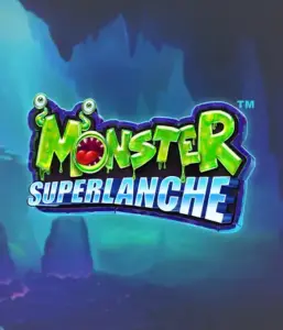 Dive into the mysterious depths with the Monster Superlanche game by Pragmatic Play, showcasing a bright and playful monster logo against a shadowy cave background. This image captures the fun and excitement of a monster-themed game, ideal for fans of monster slots, delivering a captivating adventure. 